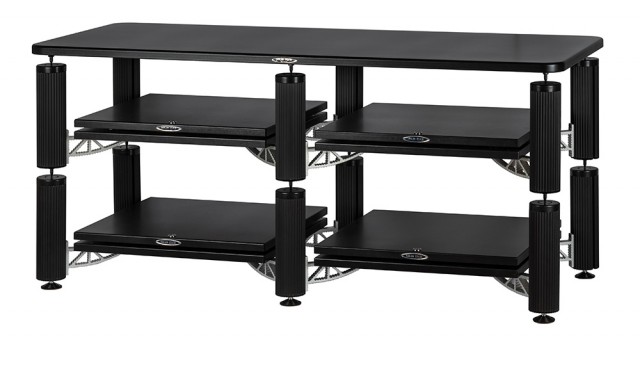 Dobbel seksjons HYBRID rack med DUO hylle på toppen
